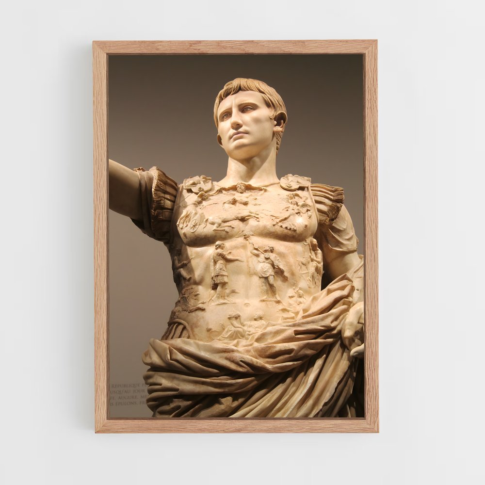 ap-augustus of prima porta-3 cadre Bois clair