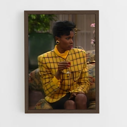 ap-aunt viv banks-3 cadre Bois foncé