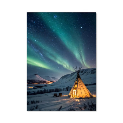 Poster Sous le Ciel Boréal
