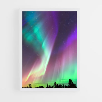 ap-aurora borealis-19 cadre Blanc