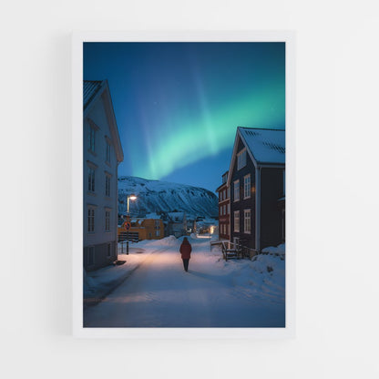 ap-aurora borealis-23 cadre Blanc