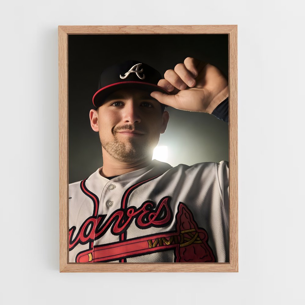 ap-austin riley-3 cadre Bois clair