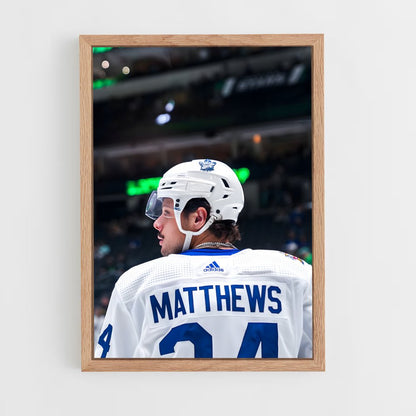 ap-auston matthews-5 cadre Bois clair