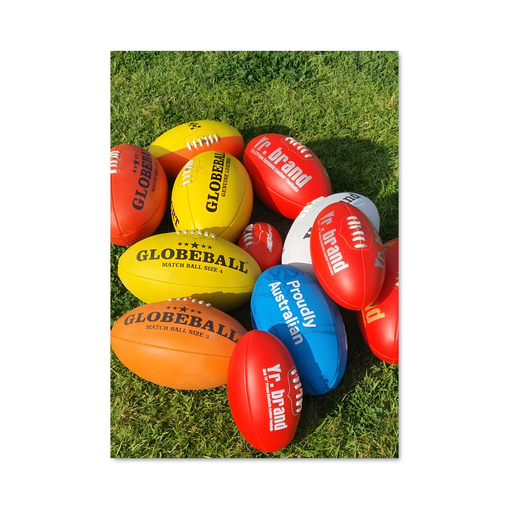 Poster Football Australien en Pile