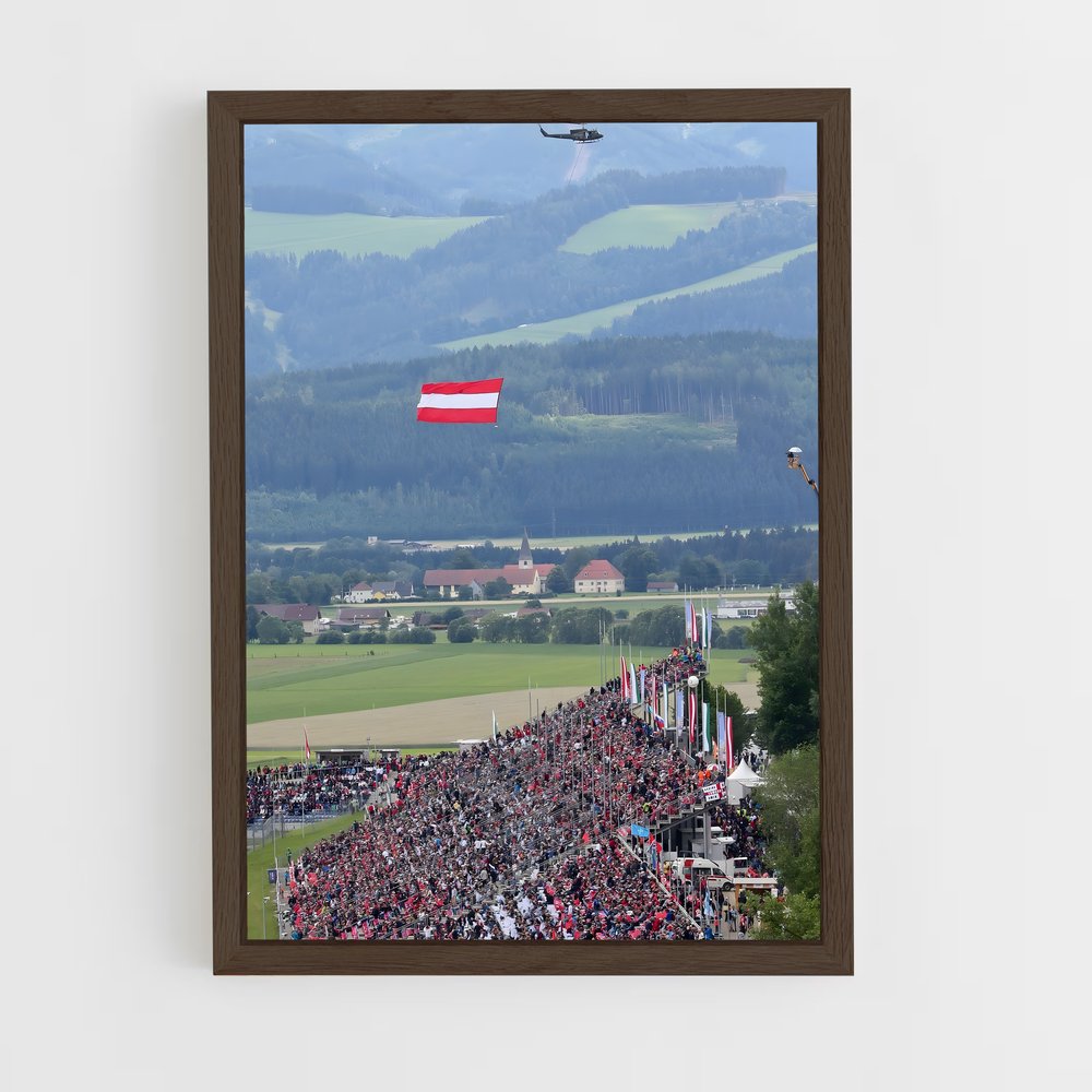 ap-austrian grand prix-3 cadre Bois foncé