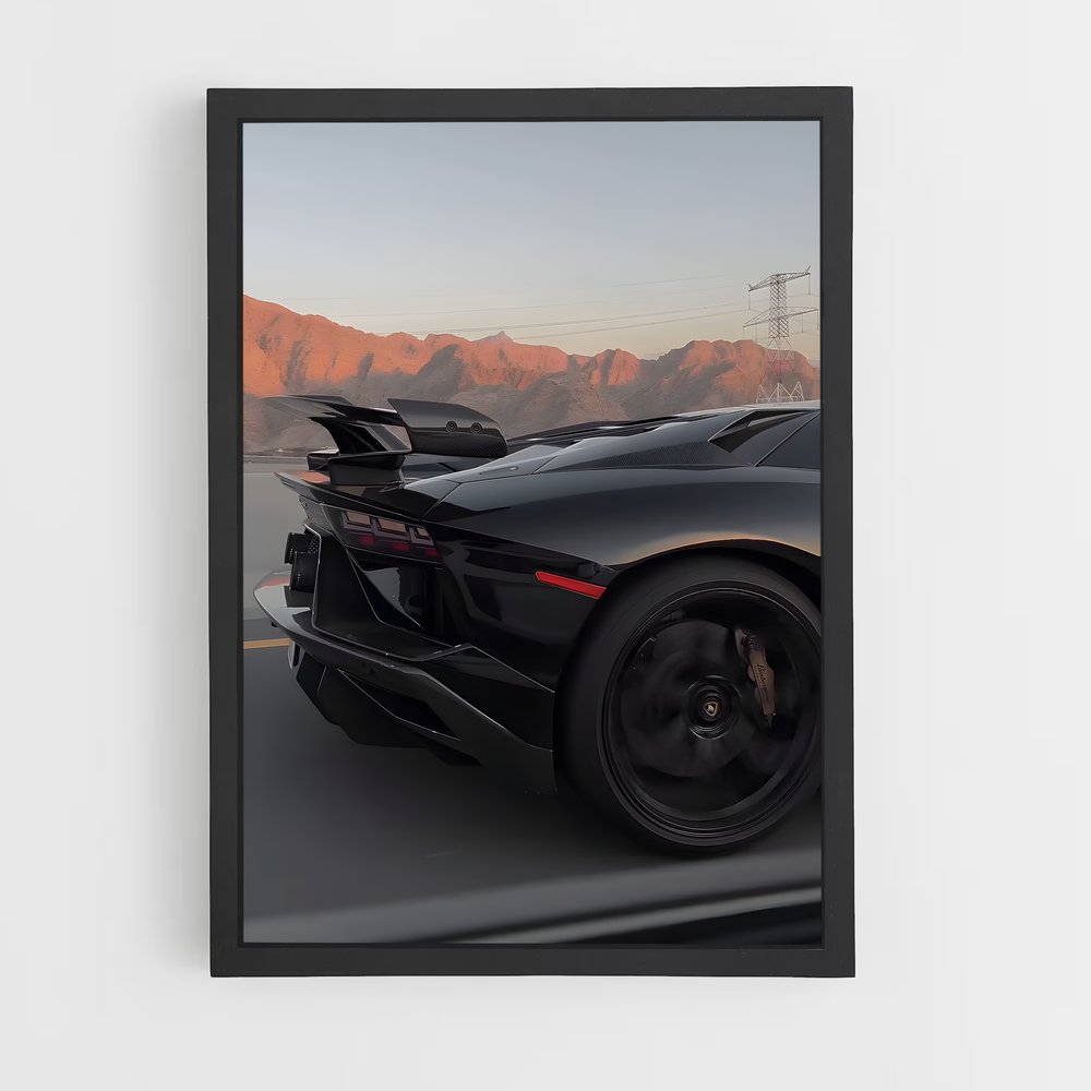 ap-aventador svj-11 cadre Noir