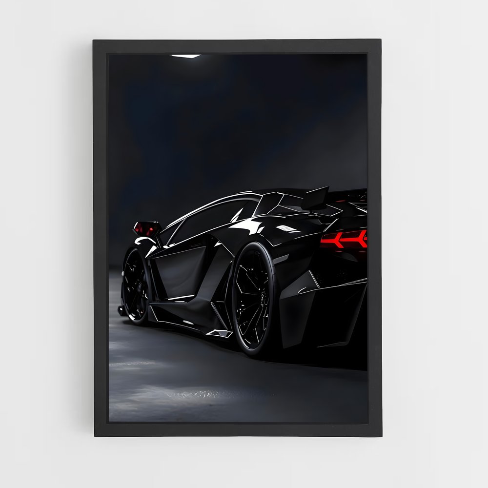 ap-aventador svj-12 cadre Noir