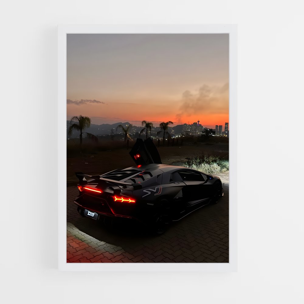 ap-aventador svj-3 cadre Blanc