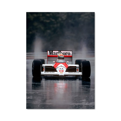 Poster Pluie de Vitesse