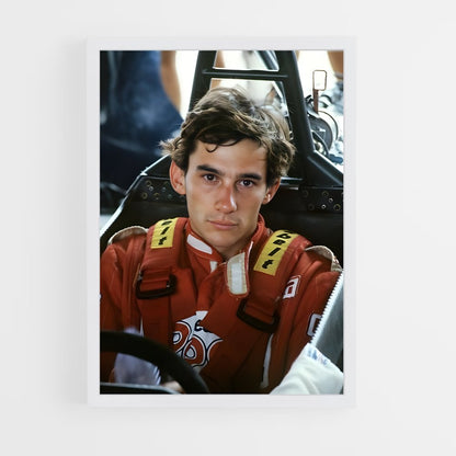 ap-ayrton senna-5 cadre Blanc