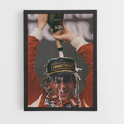 ap-ayrton senna-9 cadre Noir