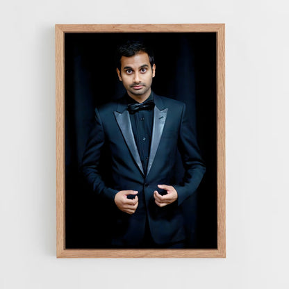 ap-aziz ansari-3 cadre Bois clair