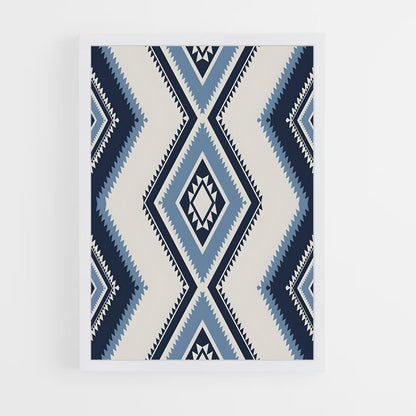 ap-aztec patterns-4 cadre Blanc