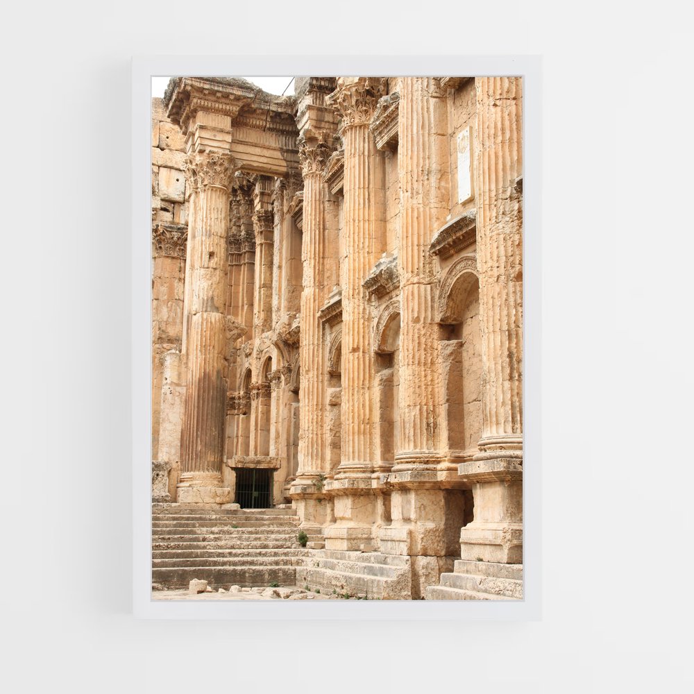ap-baalbek temples-2 cadre Blanc