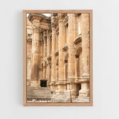 ap-baalbek temples-2 cadre Bois clair