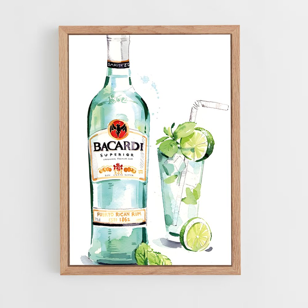 ap-bacardi-8 cadre Bois clair
