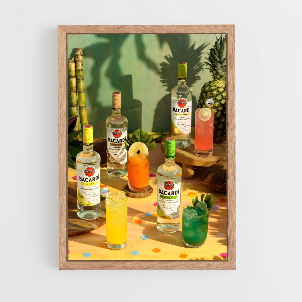 ap-bacardi-9 cadre Bois clair