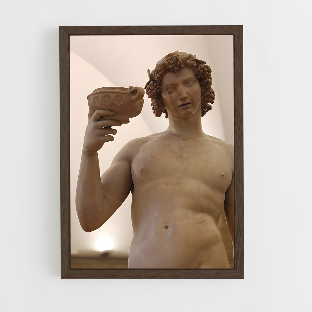 ap-bacchus michelangelo-2 cadre Bois foncé
