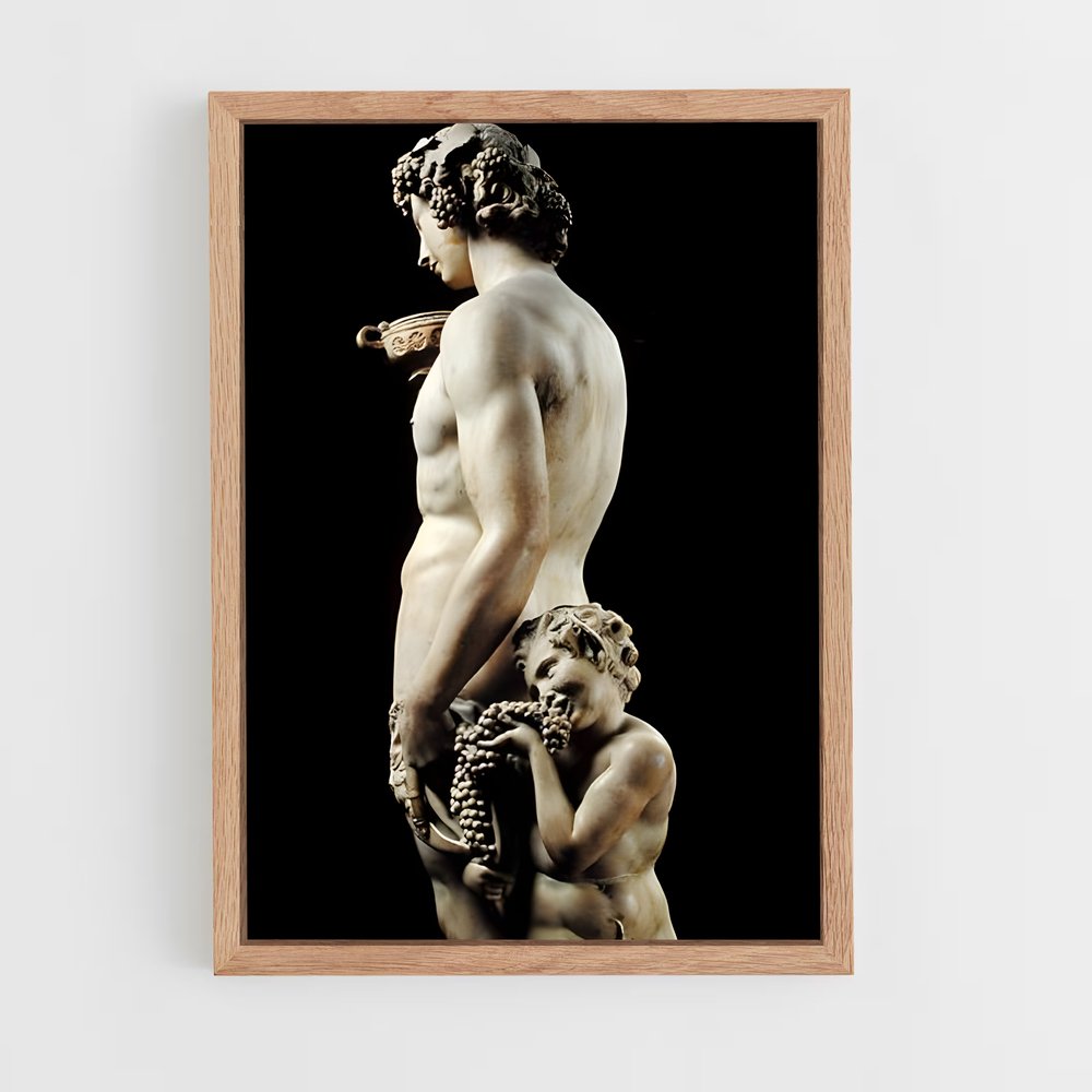 ap-bacchus michelangelo-3 cadre Bois clair