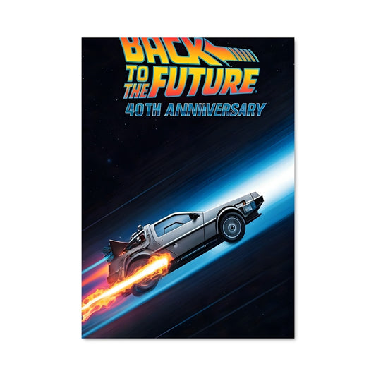 Poster Retour Vers le Futur 40e Anniversaire