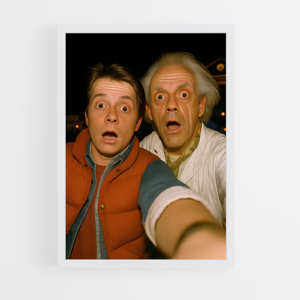 ap-back to the future-10 cadre Blanc