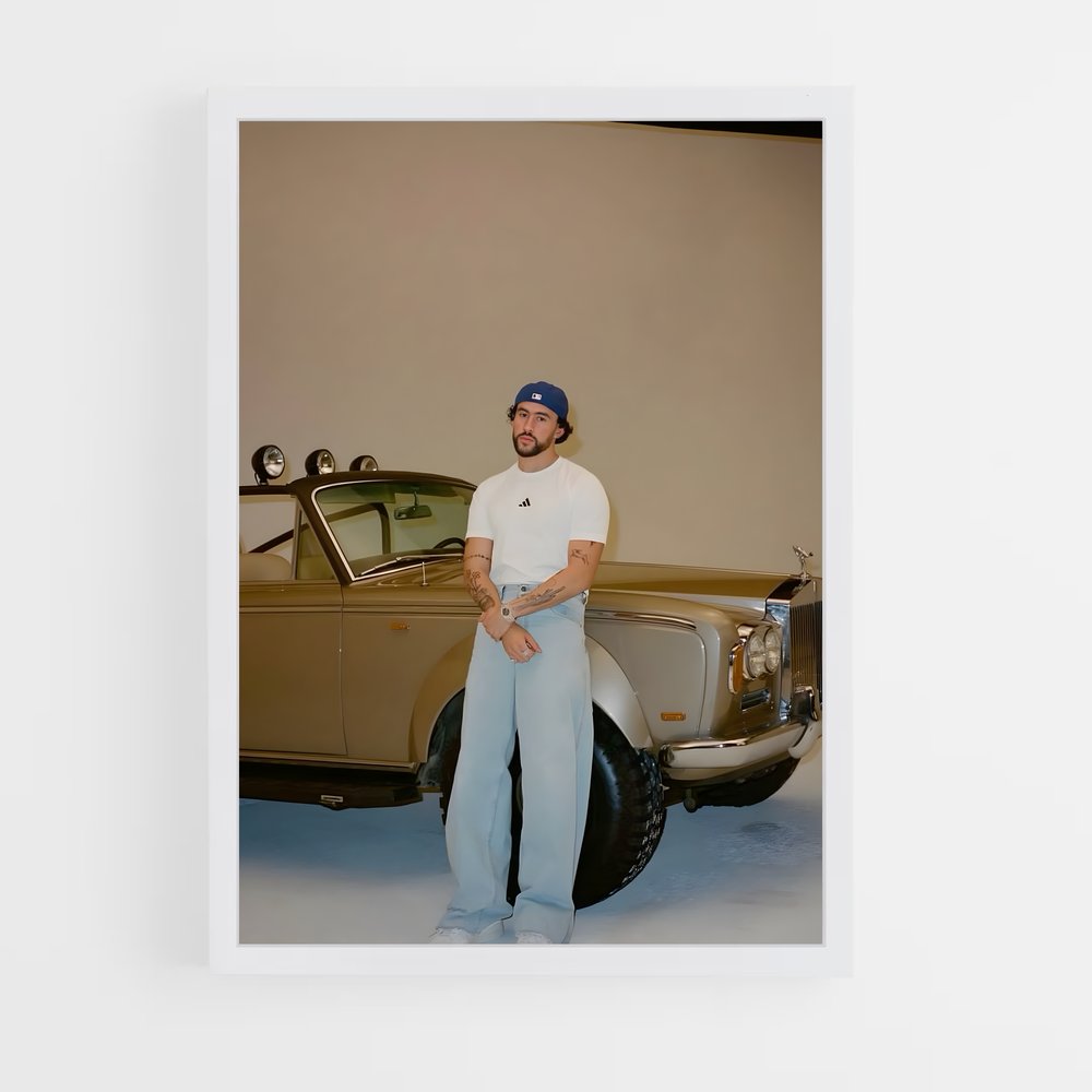 ap-bad bunny-4 cadre Blanc