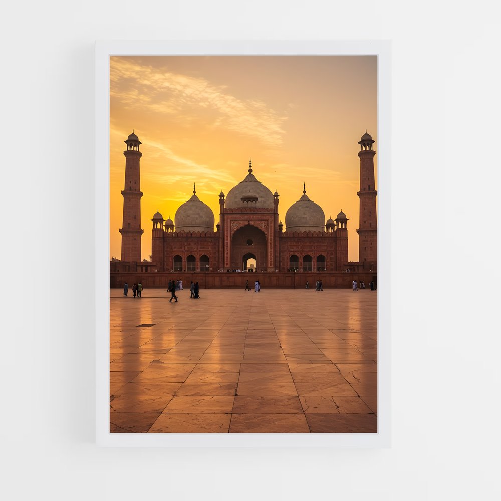 ap-badshahi mosque-2 cadre Blanc