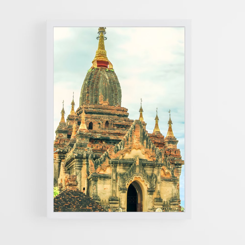 ap-bagan temples-3 cadre Blanc