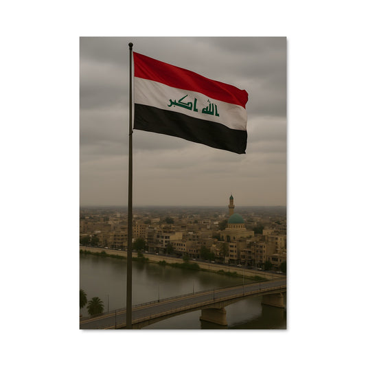 Poster Drapeau de Baghdad