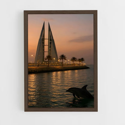 ap-bahrain-1 cadre Bois foncé