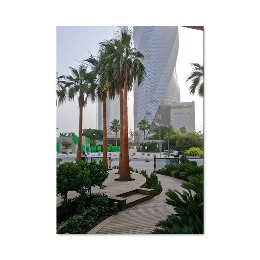 Poster Oasis de Palmier