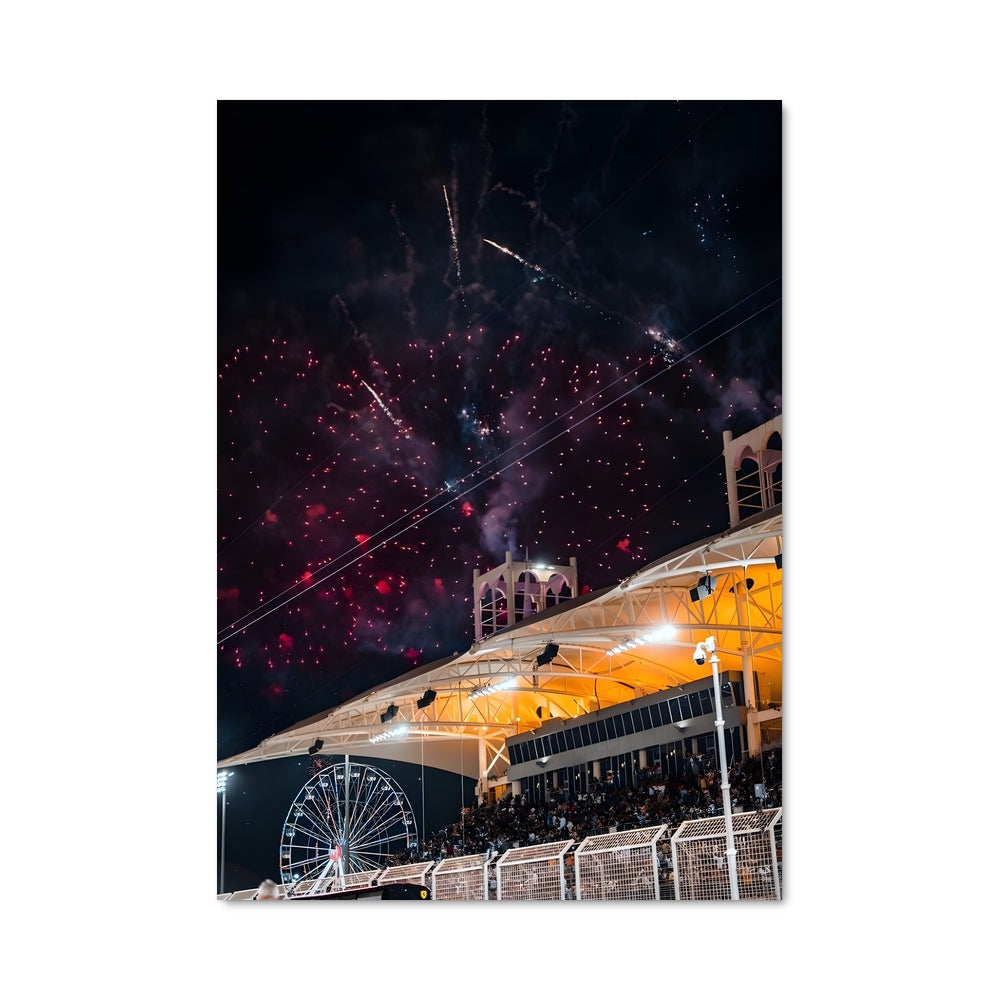 Poster Feux d'Artifice au Grand Prix