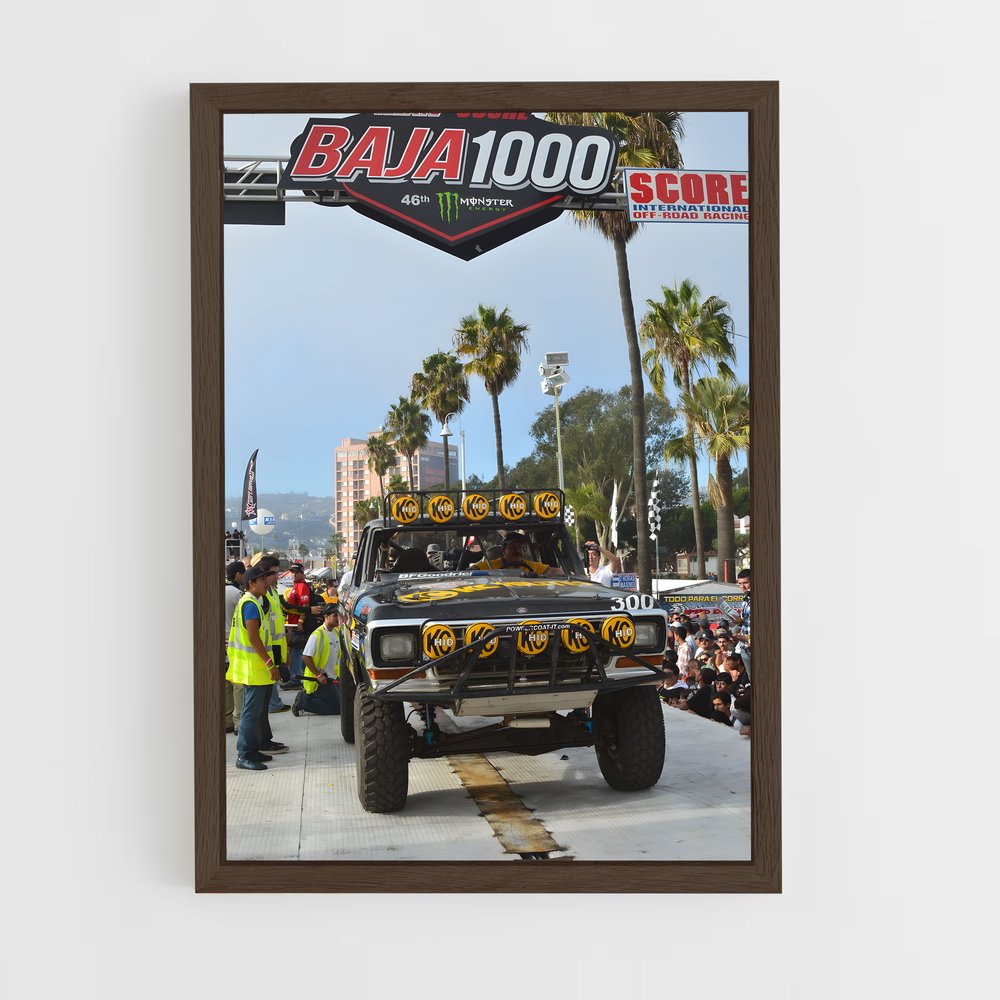 ap-baja 1000 trophy truck-3 cadre Bois foncé