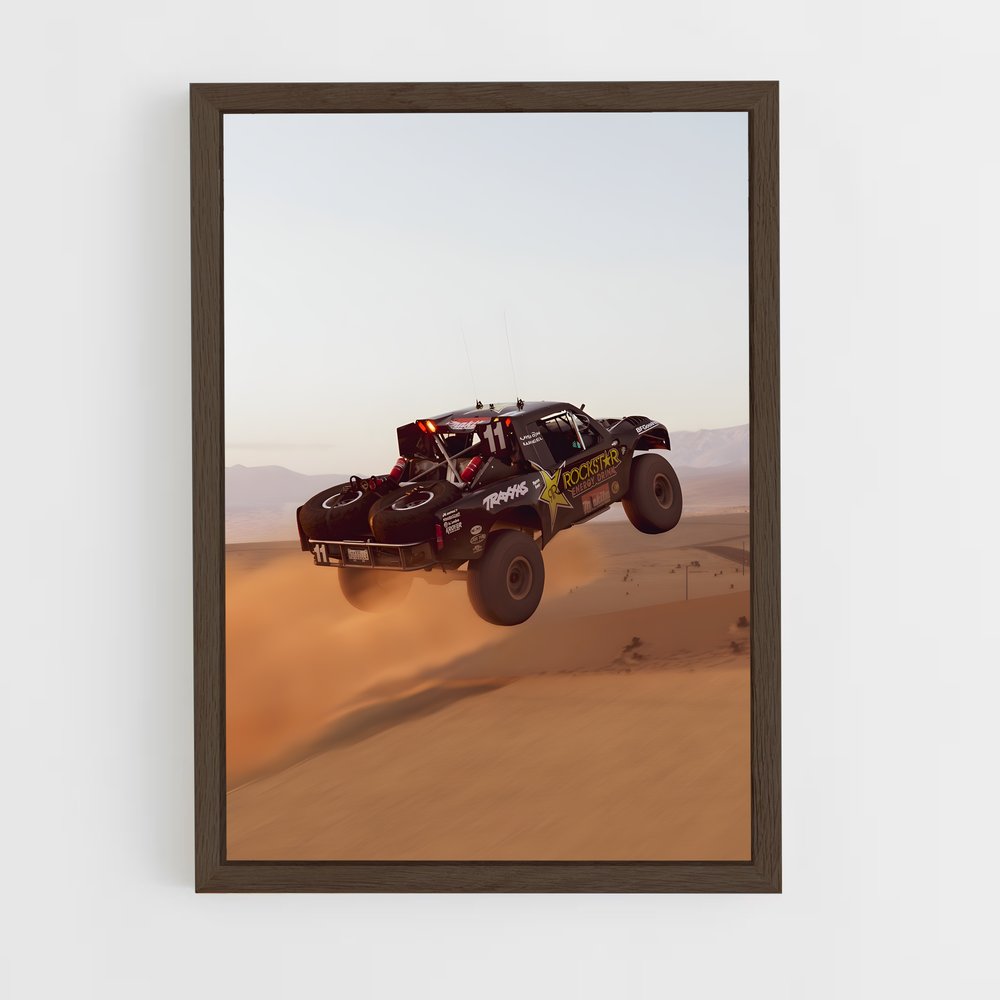 ap-baja 1000 trophy truck-6 cadre Bois foncé