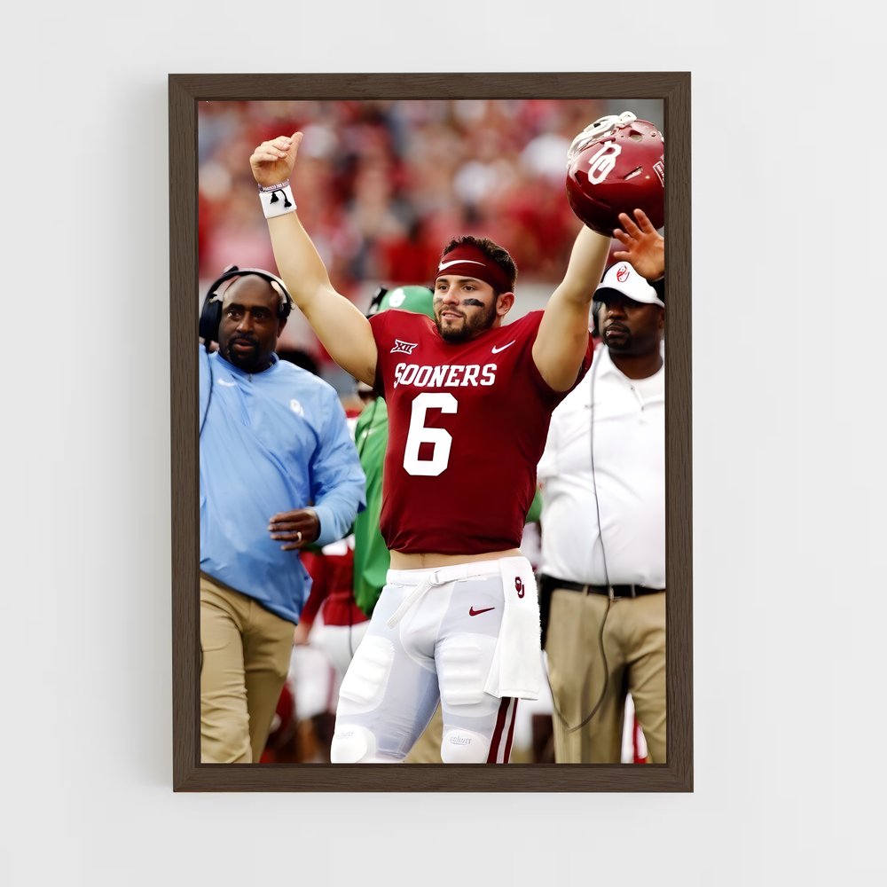 ap-baker mayfield-4 cadre Bois foncé