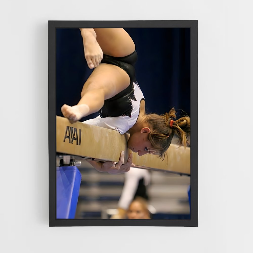 ap-balance beam gymnastics-2 cadre Noir