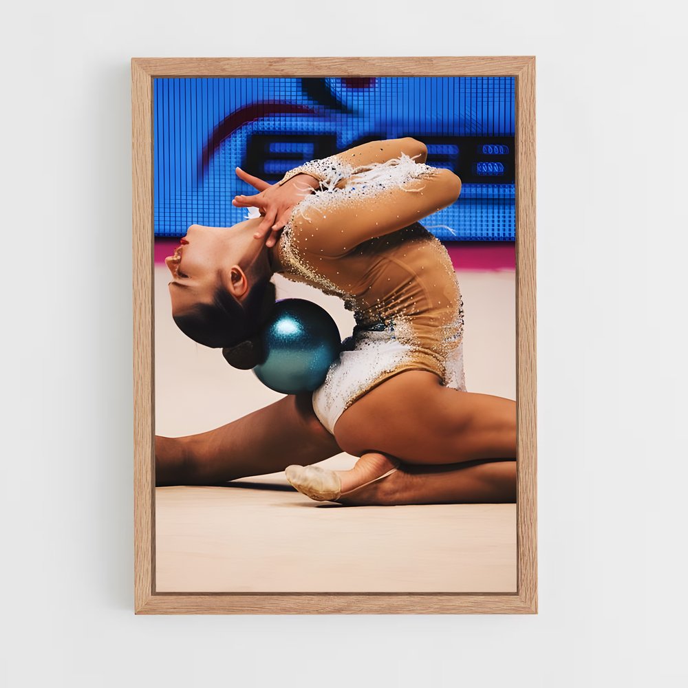 ap-ball rhythmic gymnastics-2 cadre Bois clair