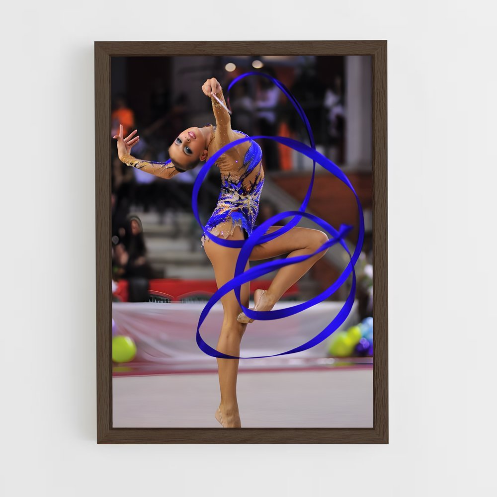 ap-ball rhythmic gymnastics-6 cadre Bois foncé