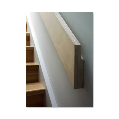 Poster Escalier en Bois