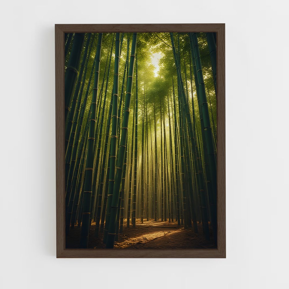 ap-bamboo forest-8 cadre Bois foncé