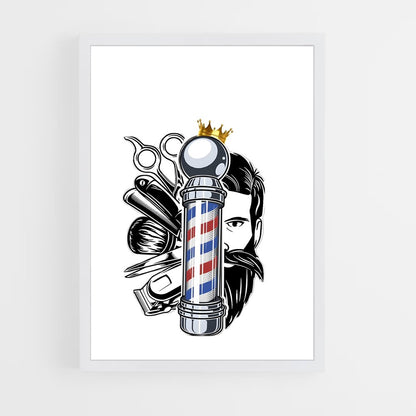 ap-barber-11 cadre Blanc