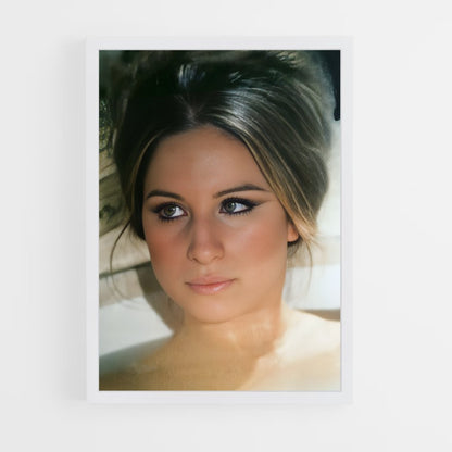 ap-barbra streisand-3 cadre Blanc