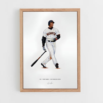 ap-barry bonds-6 cadre Bois clair