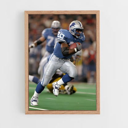 ap-barry sanders-4 cadre Bois clair