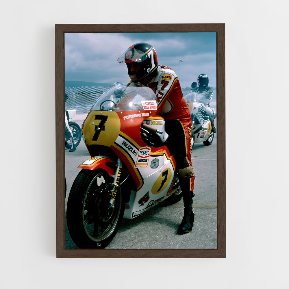 ap-barry sheene-2 cadre Bois foncé