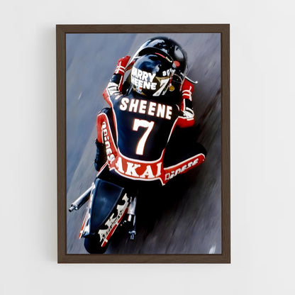 ap-barry sheene-7 cadre Bois foncé