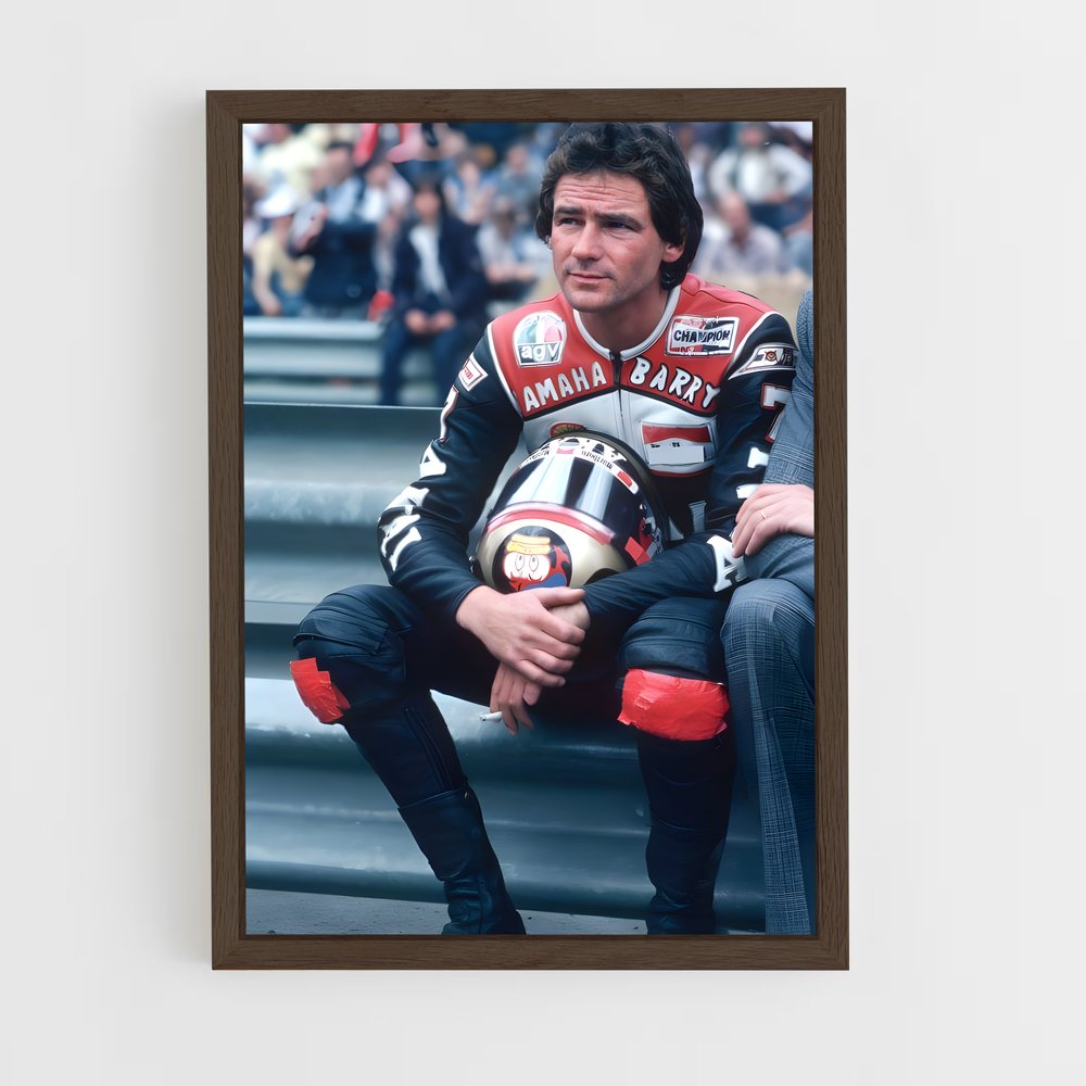 ap-barry sheene-8 cadre Bois foncé