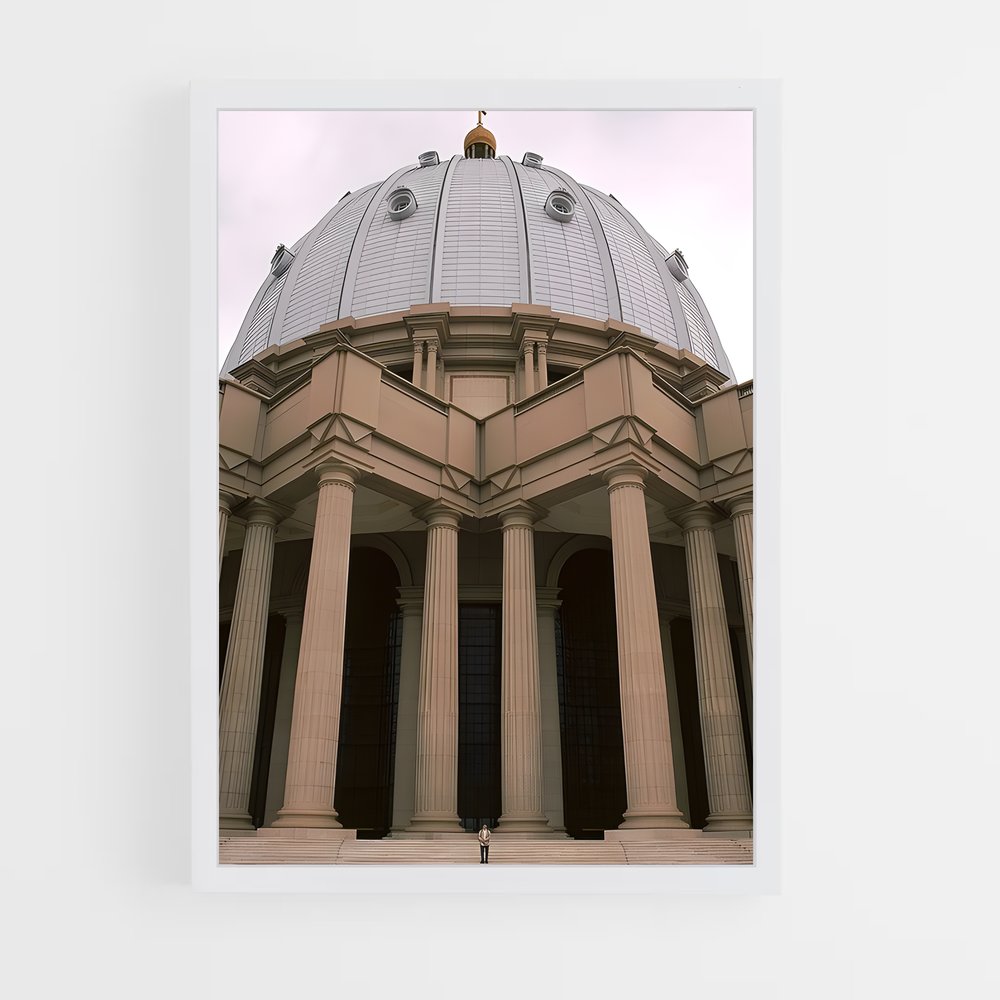 ap-basilica notre dame de la paix yamoussoukro-3 cadre Blanc