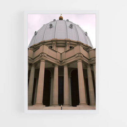 ap-basilica notre dame de la paix yamoussoukro-3 cadre Blanc
