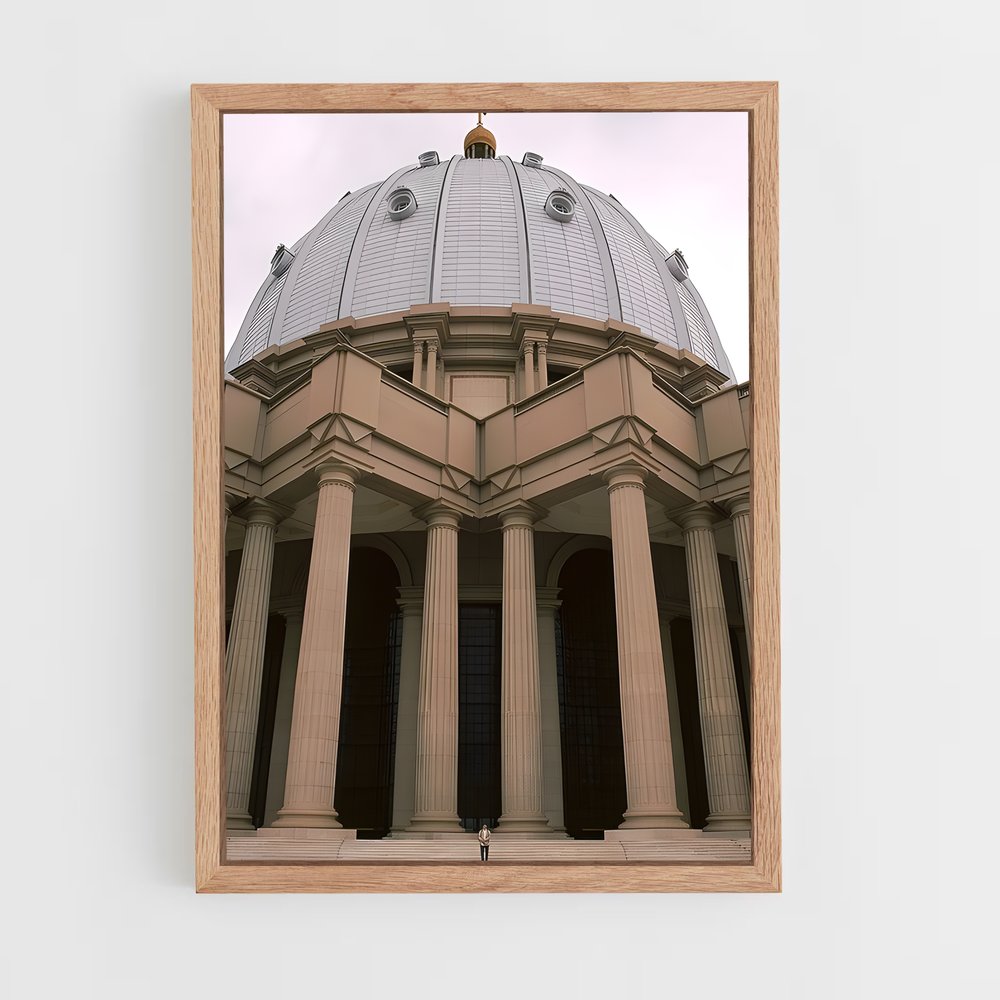 ap-basilica notre dame de la paix yamoussoukro-3 cadre Bois clair
